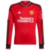 Original Trikotsatz Manchester United Heimtrikot 2023-24 Langarm Für Kinder